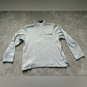 Woolrich | Men’s Snap-Front Fleece Pullover| Size L